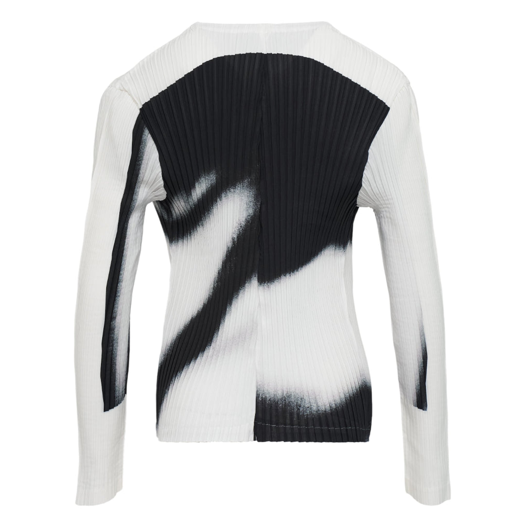 Shadow Study Pleats Cardigan