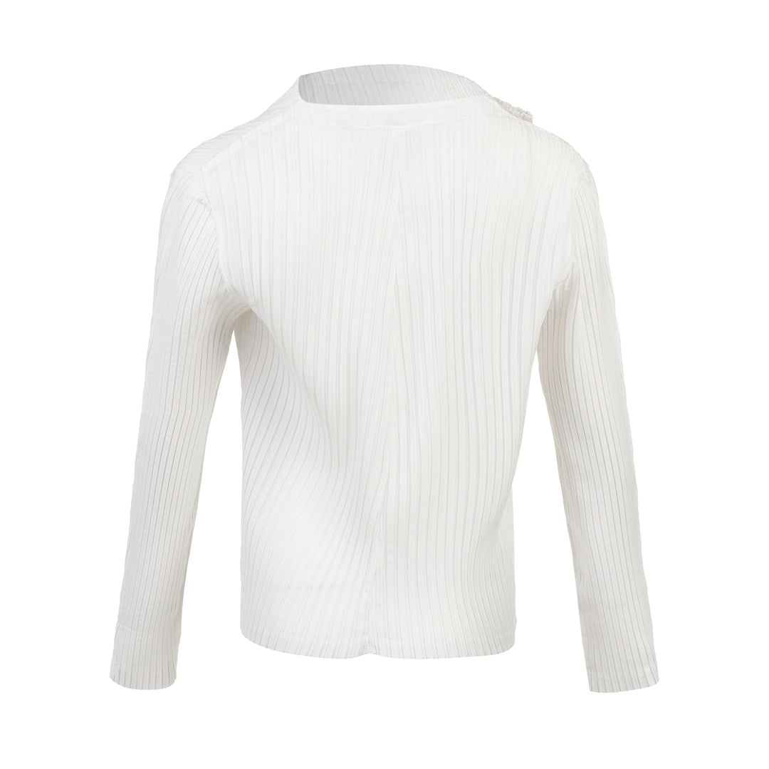 Shadow Study Pleats Cardigan