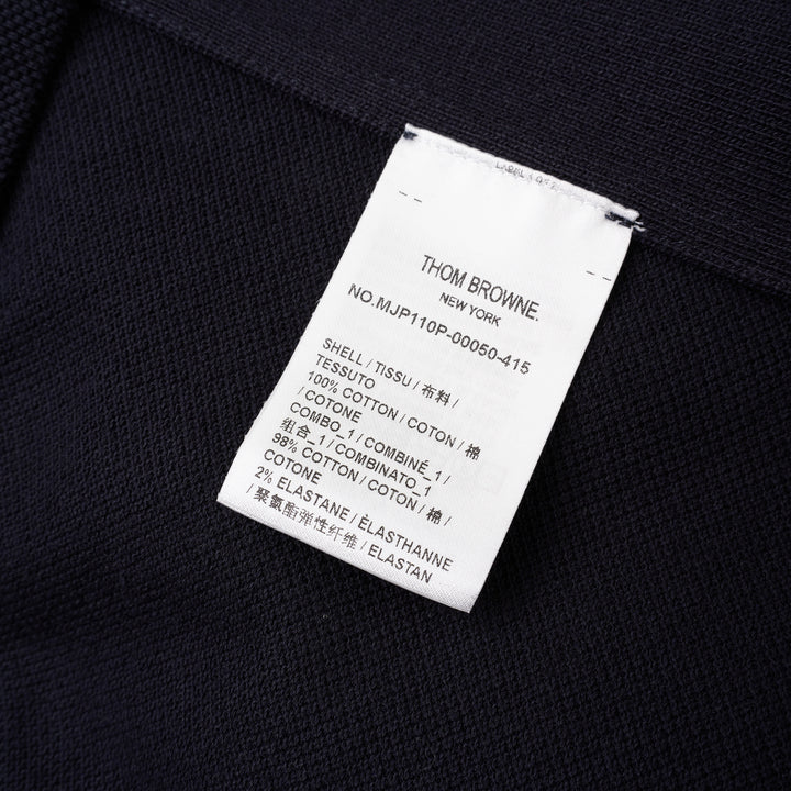Thom Browne Short Sleeve Rib Cuff Polo - view 5