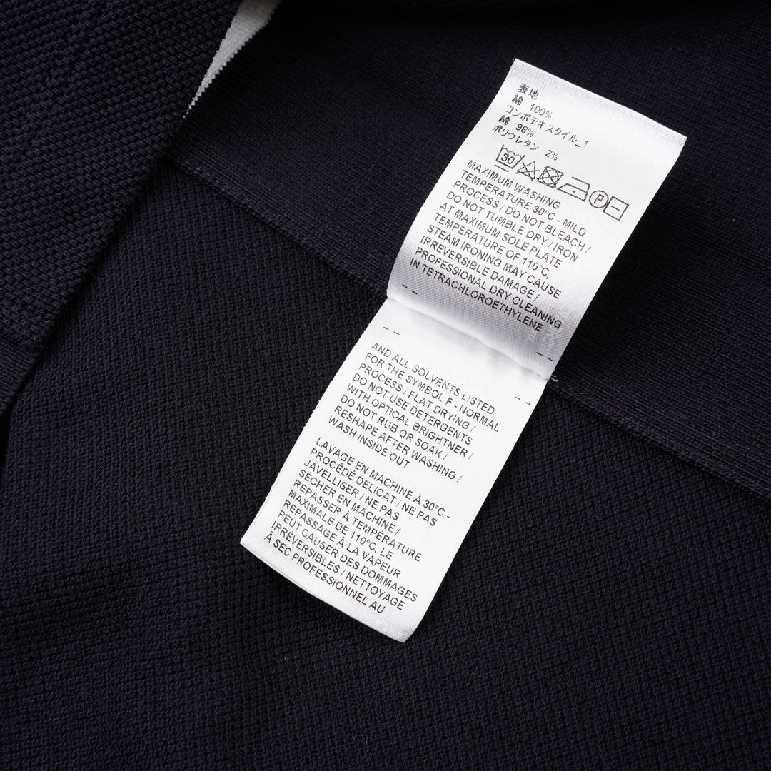 Thom Browne Short Sleeve Rib Cuff Polo - view 6