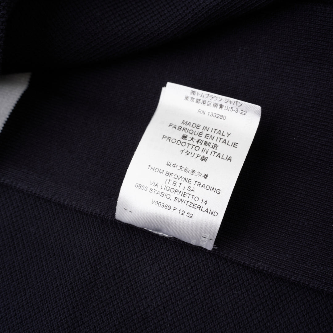 Thom Browne Short Sleeve Rib Cuff Polo - view 8