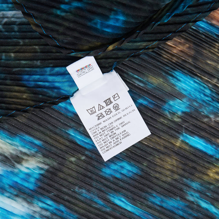Mix Yarn Knit Pleats Stole