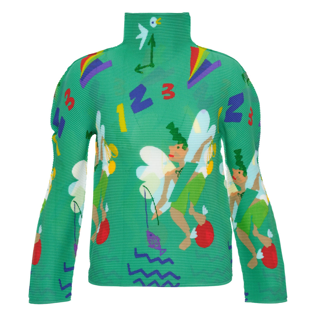 Chance Long Sleeve High Neck Top