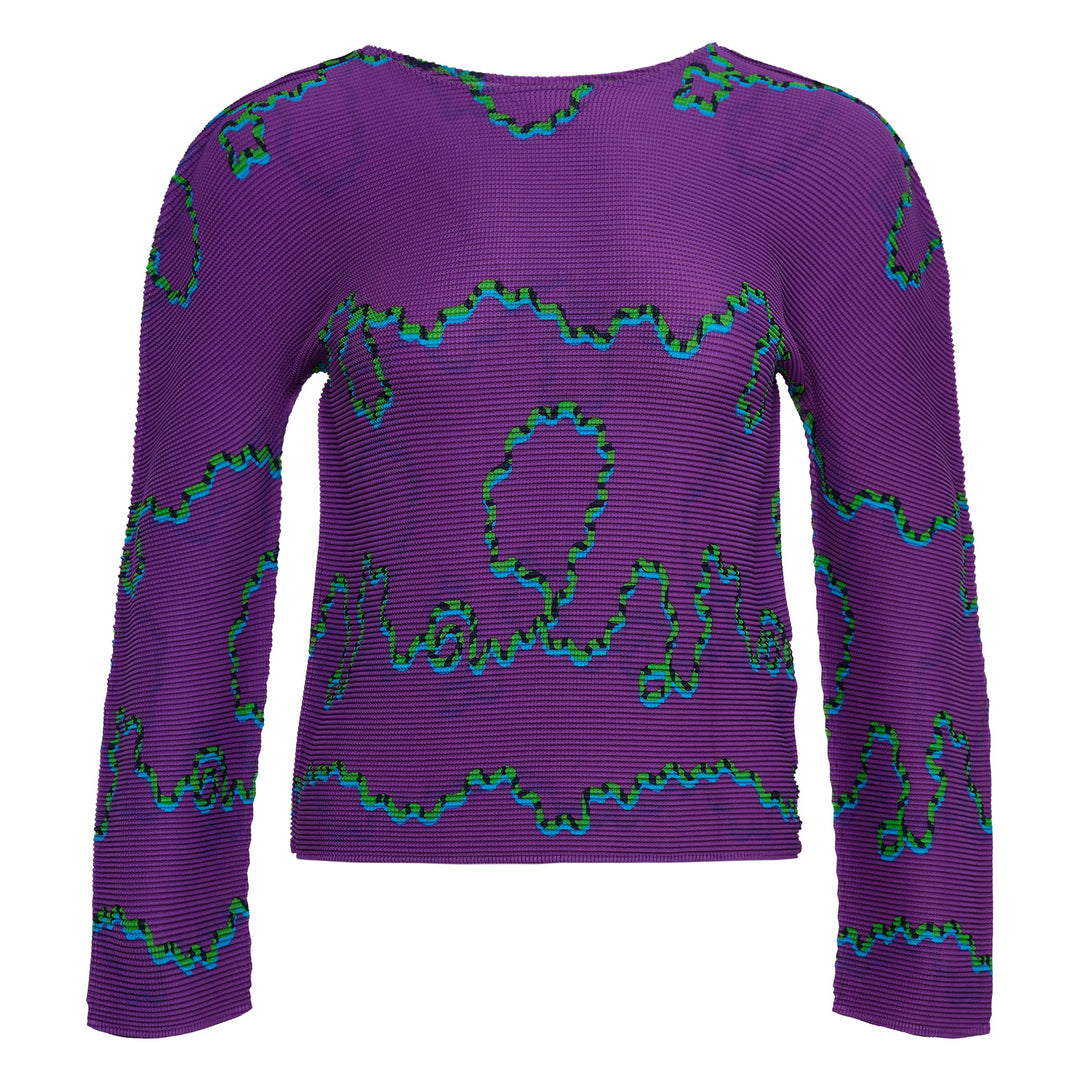 Frogging Knit Yarn Top