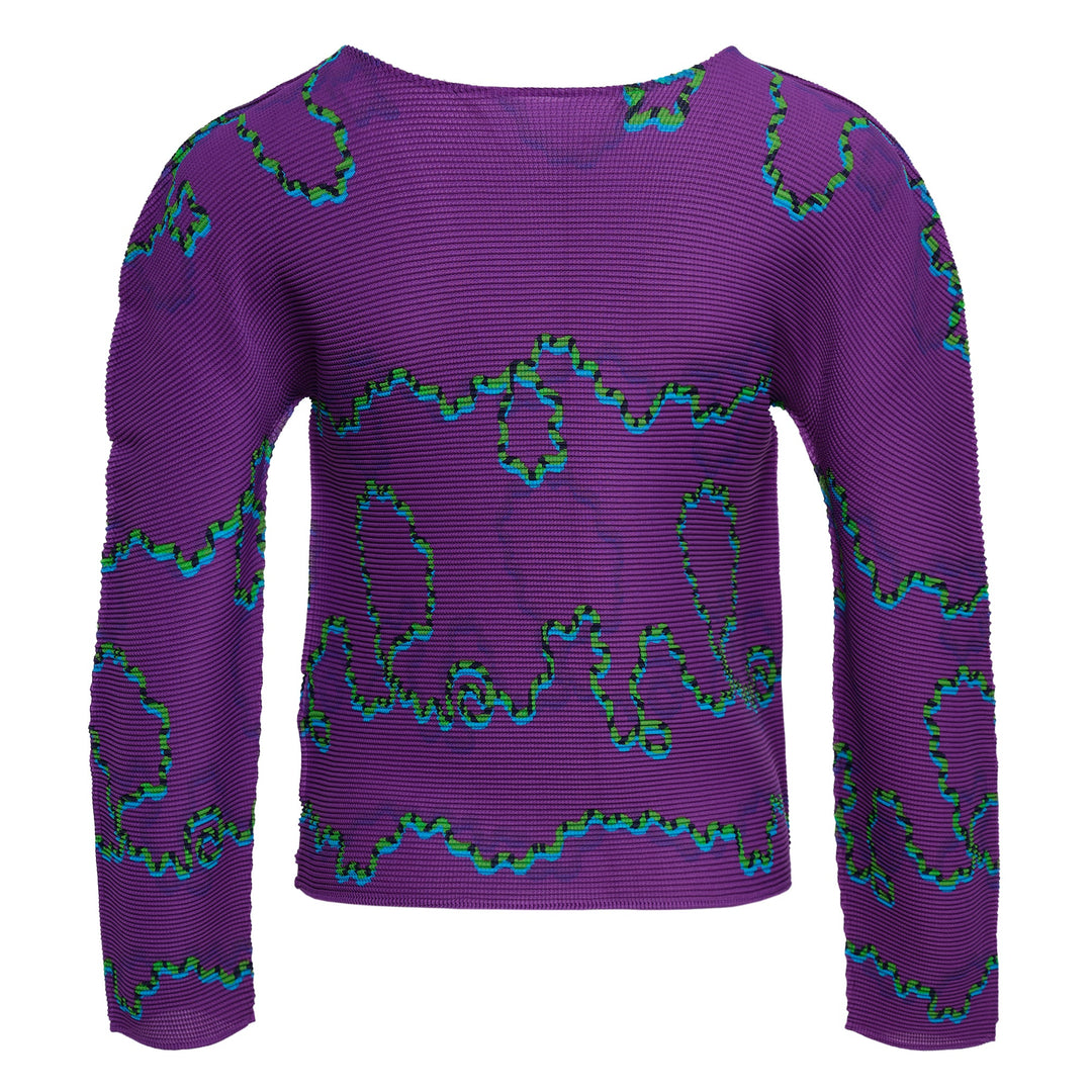 Frogging Knit Yarn Top