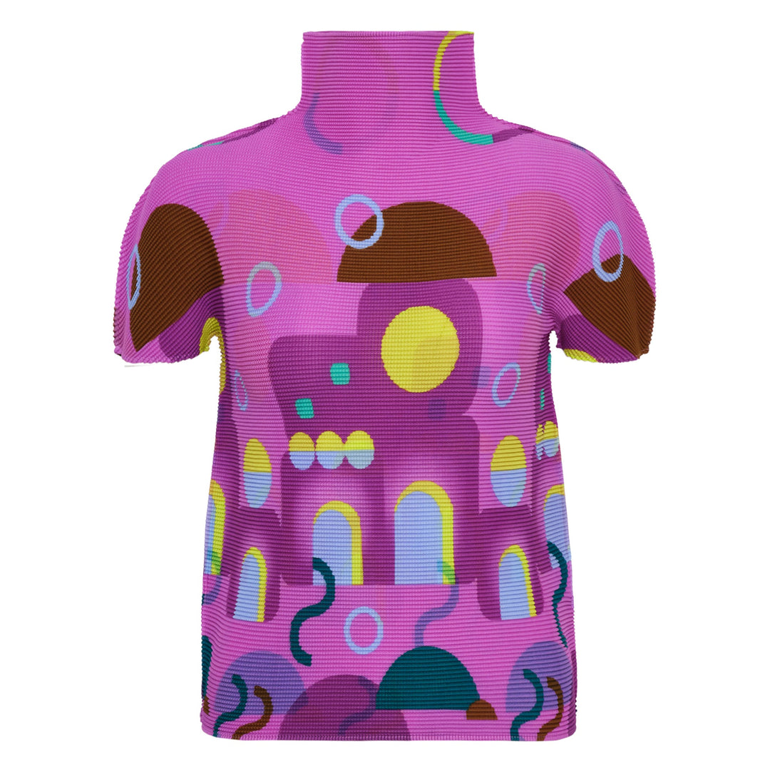 Somewhere Short Sleeve Round Neck Top