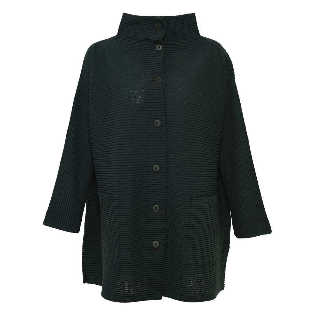 Fuwa Fuwa Mesh Pleats Cardigan