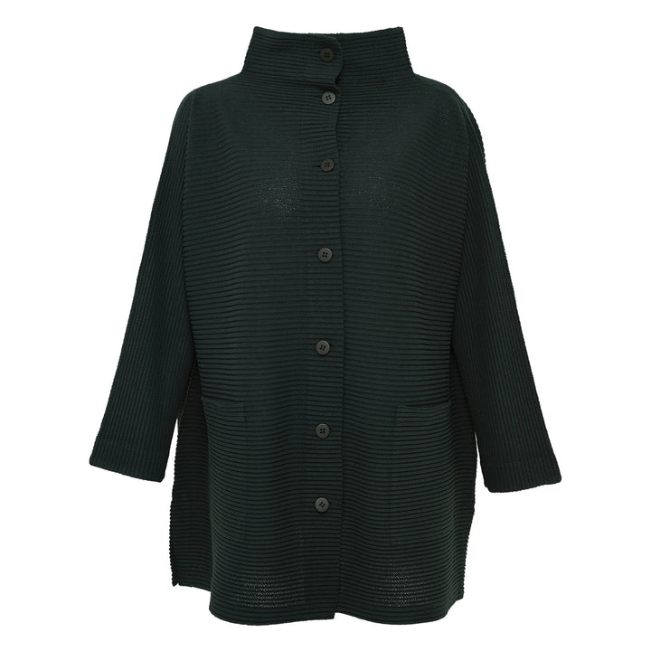 Fuwa Fuwa Mesh Pleats Cardigan