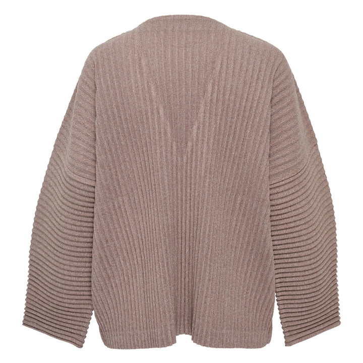 Corduroy Pleats Cardigan