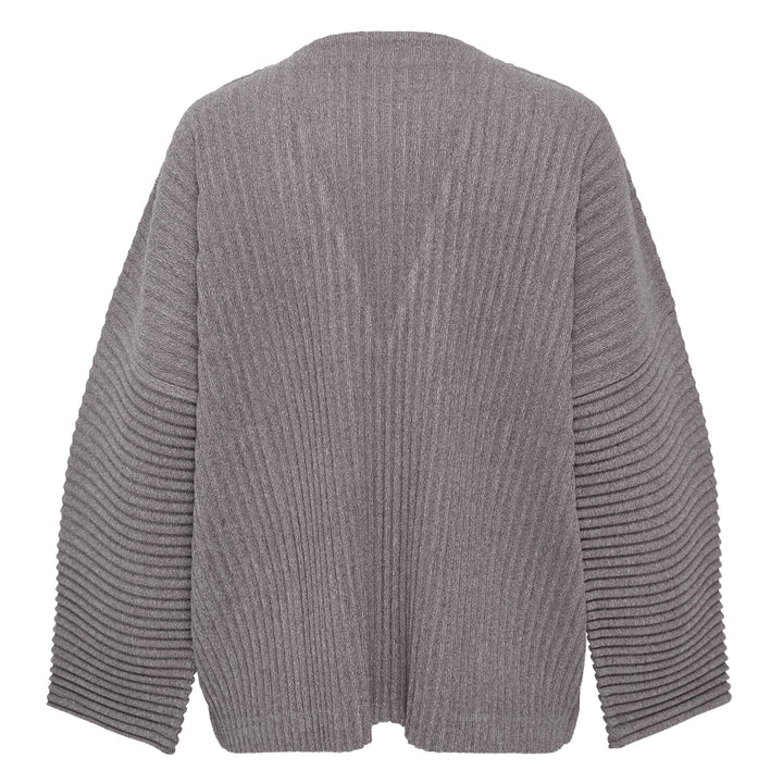 Corduroy Pleats Cardigan