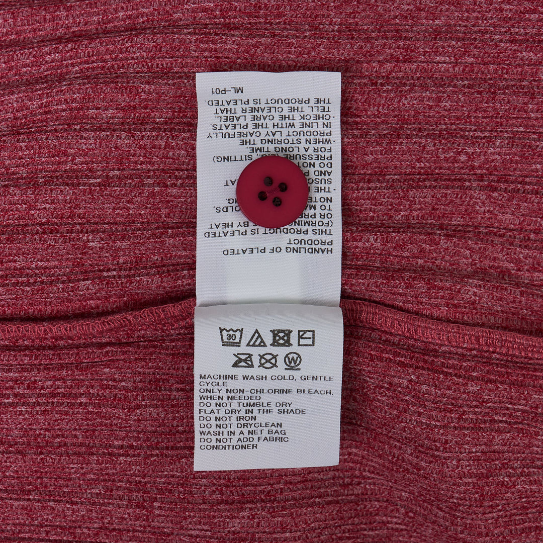 Corduroy Pleats Cardigan
