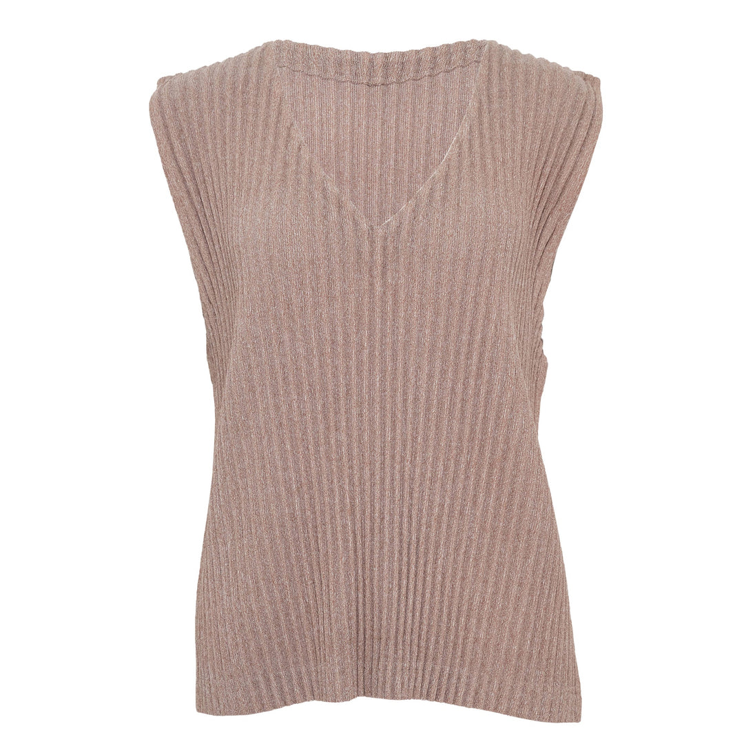 Corduroy Pleats Tank Top