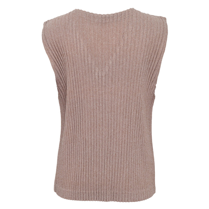 Corduroy Pleats Tank Top
