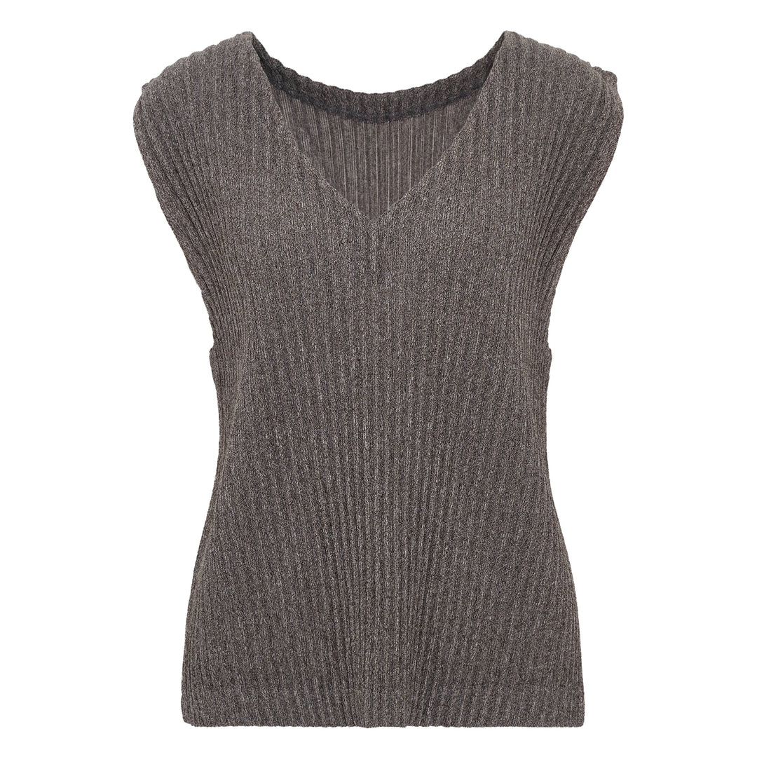 Corduroy Pleats Tank Top