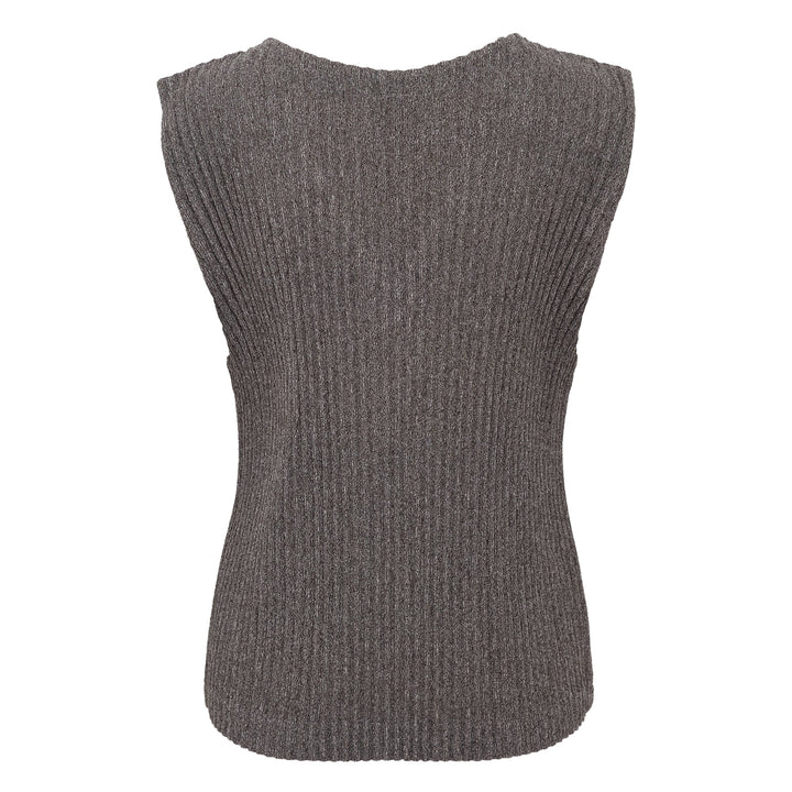 Corduroy Pleats Tank Top