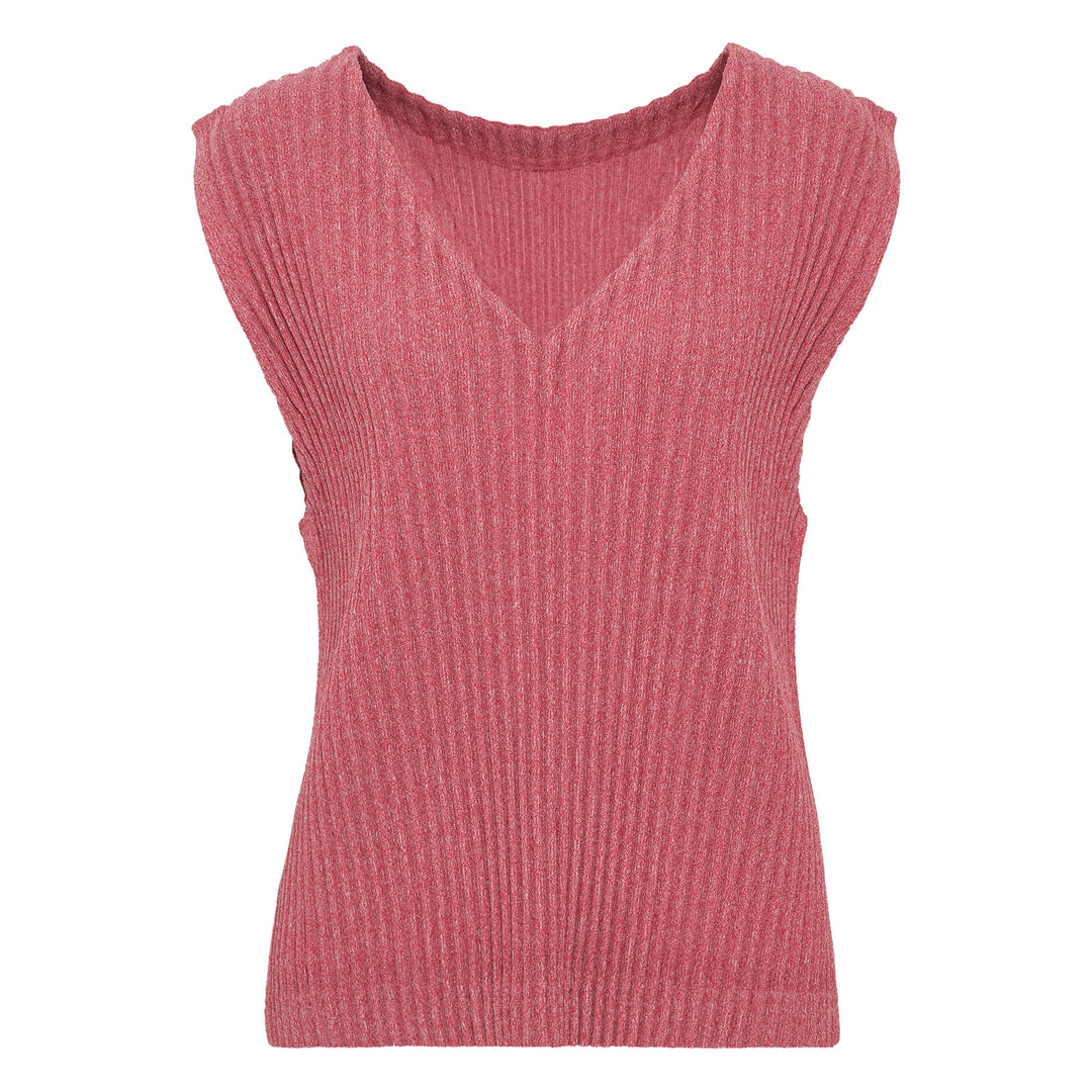 Corduroy Pleats Tank Top
