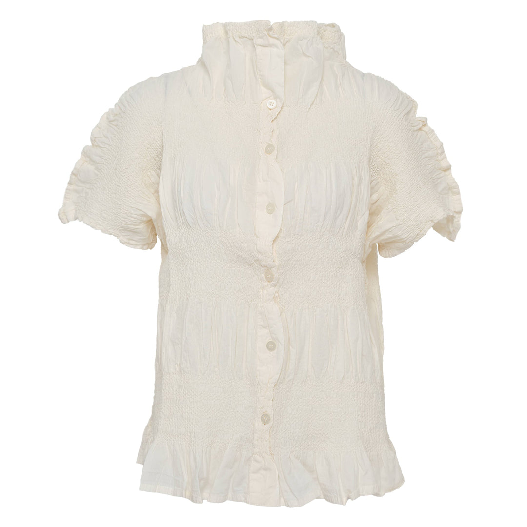 Shrink Stripe Polo Top