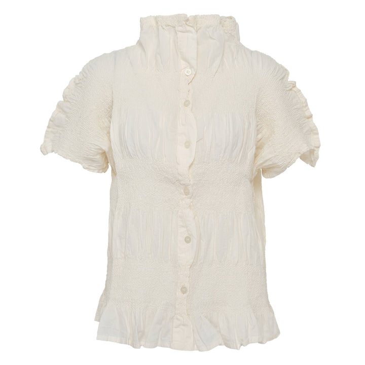 Shrink Stripe Polo Top