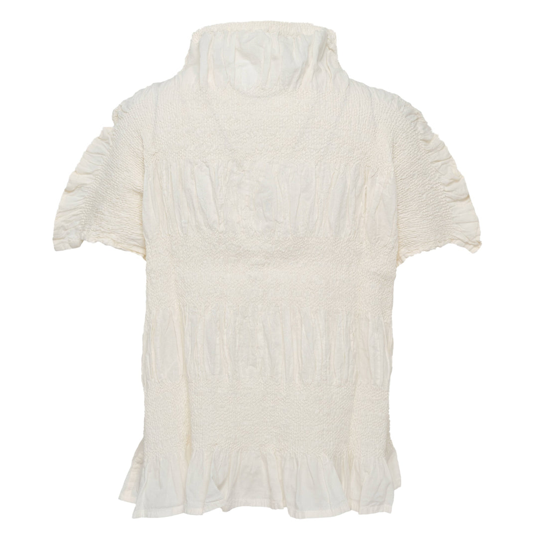 Shrink Stripe Polo Top