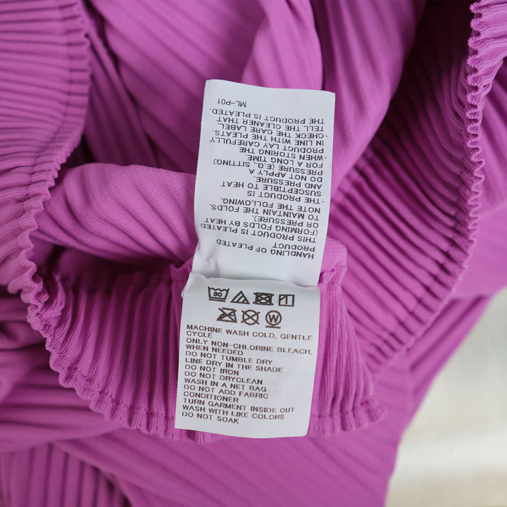 Fine Knit Pleats Pants