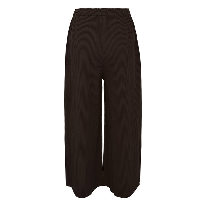 Fine Knit Pleated Wide Pants