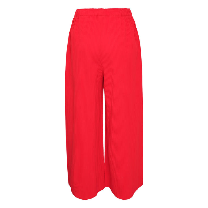 Fine Knit Wide Pleated Pants