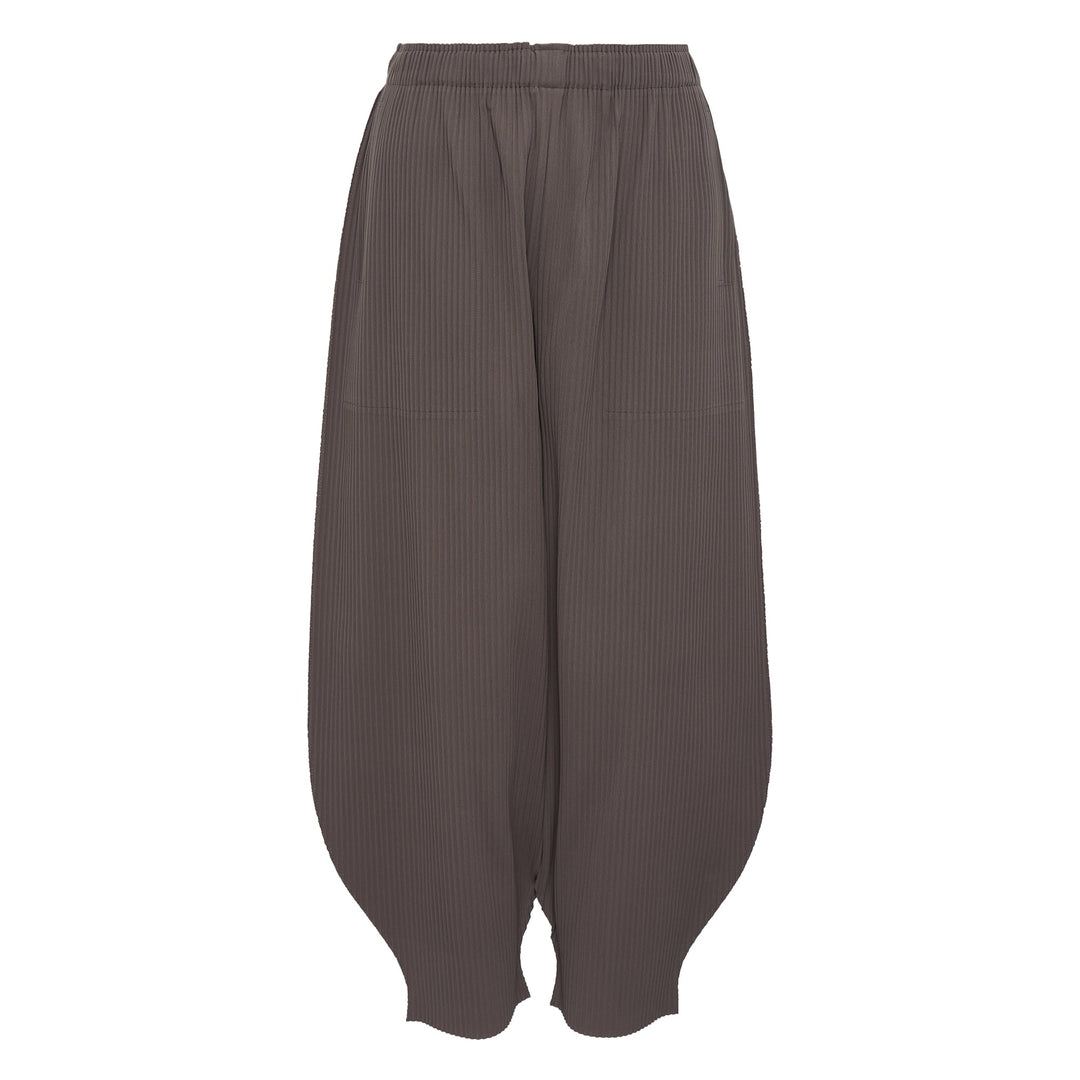 Fine Knit Pleats Bottom Pants