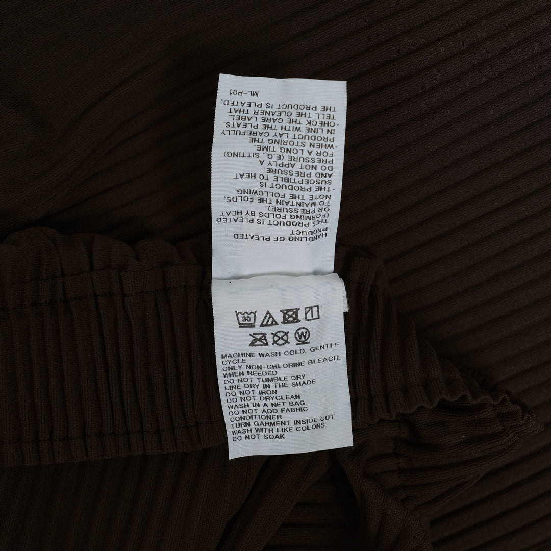 Fine Knit Pleated Pants