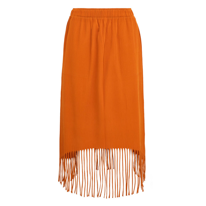 Fringe Pleats Skirt
