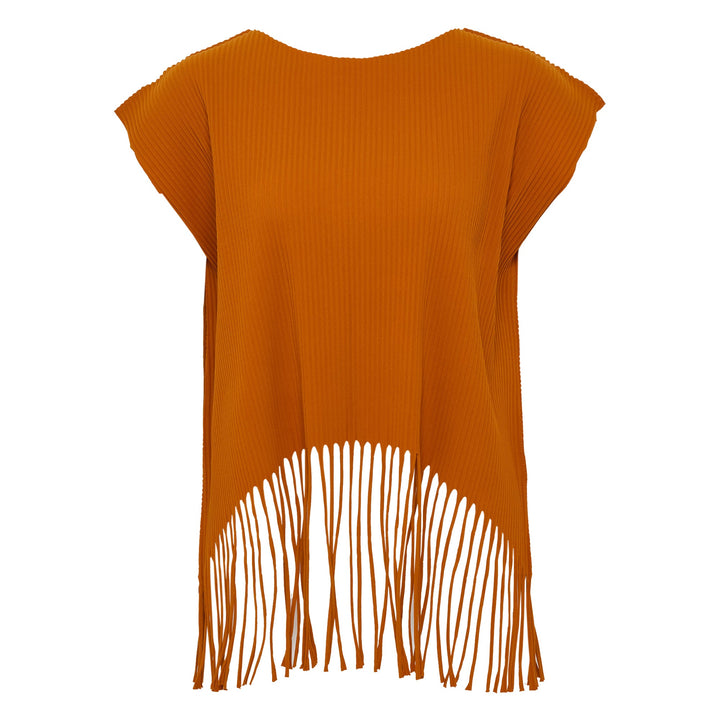 Fringe Pleats Top