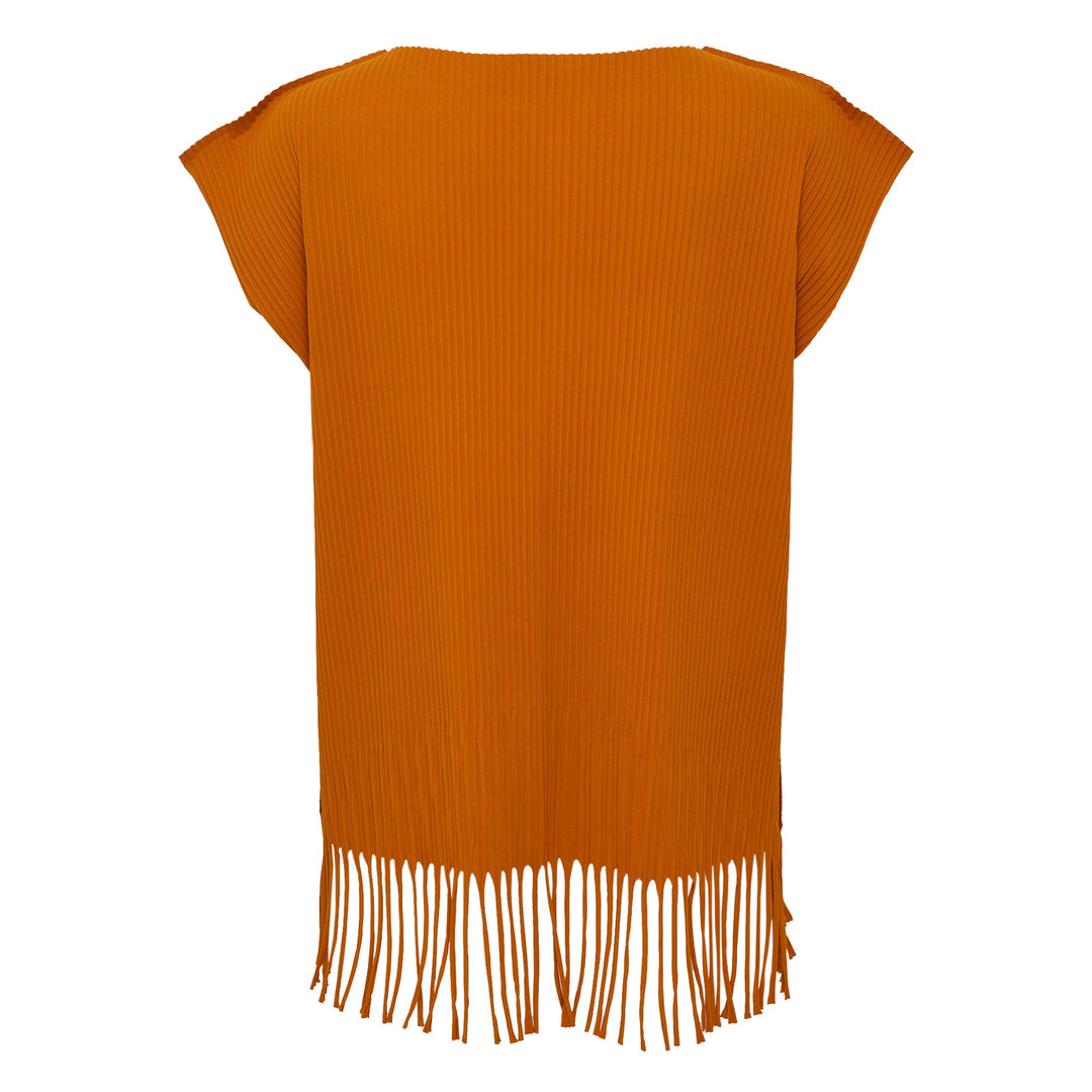 Fringe Pleats Top