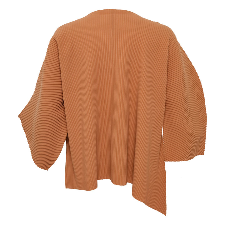 Curve Pleats Cardigan