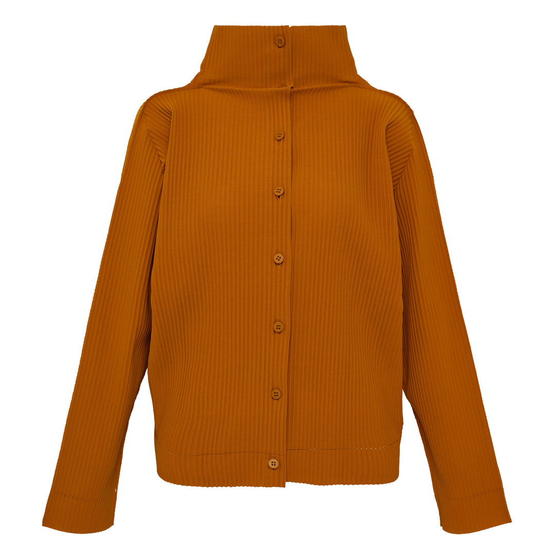 Fine Knit Pleats Color 2 Cardigan