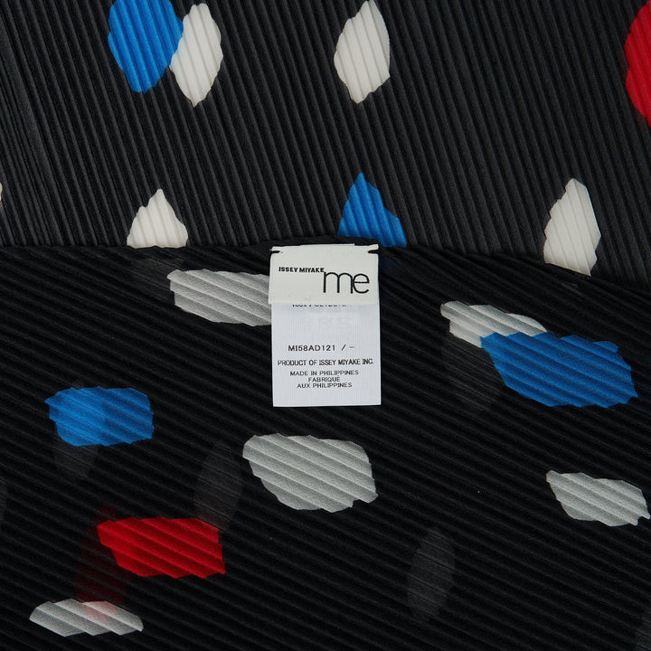 Time Dots Pleats Stole