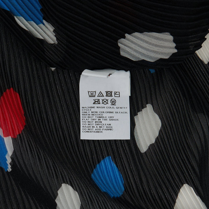 Time Dots Pleats Stole
