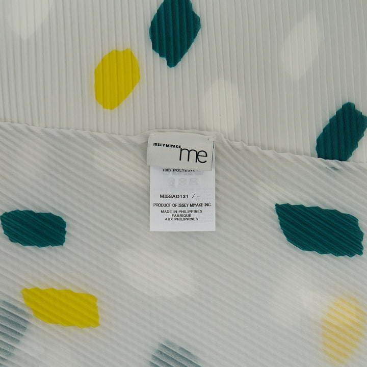 Time Dots Pleats Stole