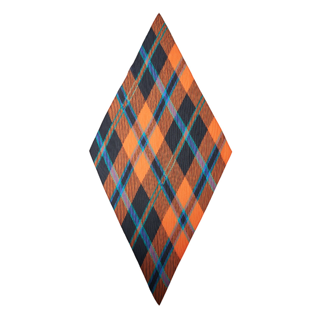 Tartan Check Pleats Stole