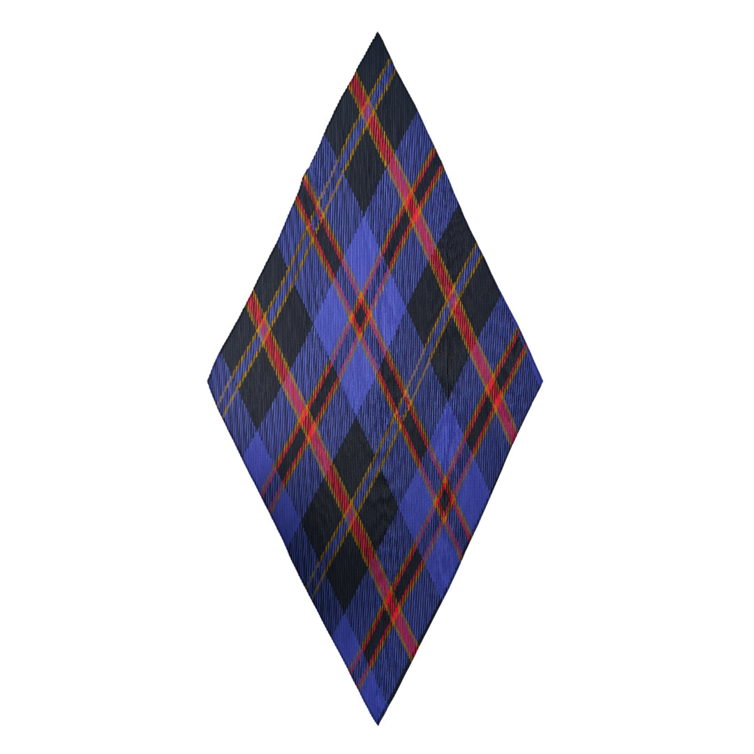 Tartan Check Pleats Stole