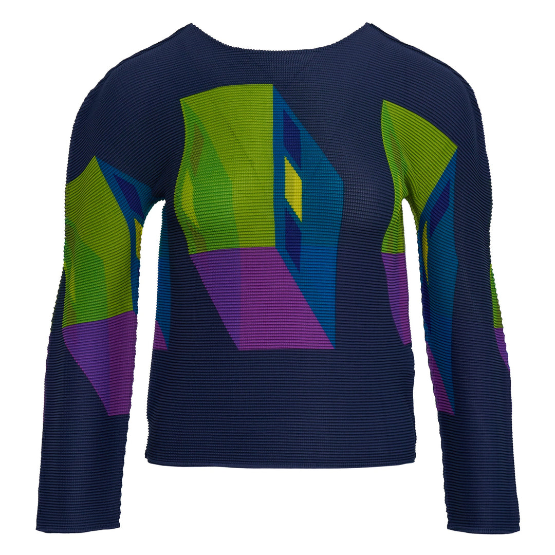 Cube Round Neck Top
