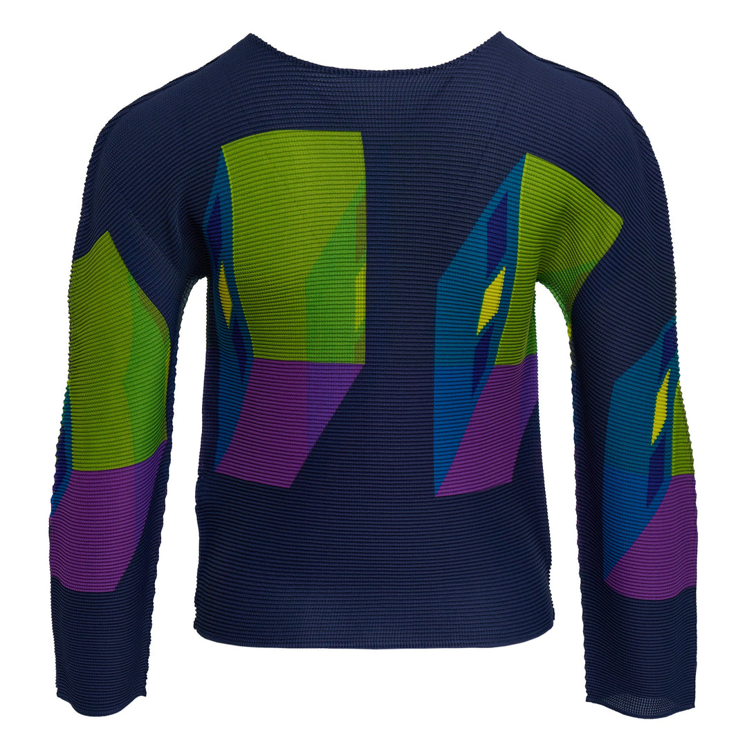 Cube Round Neck Top