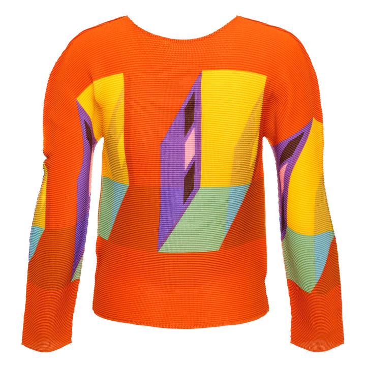 Cube Round Neck Top