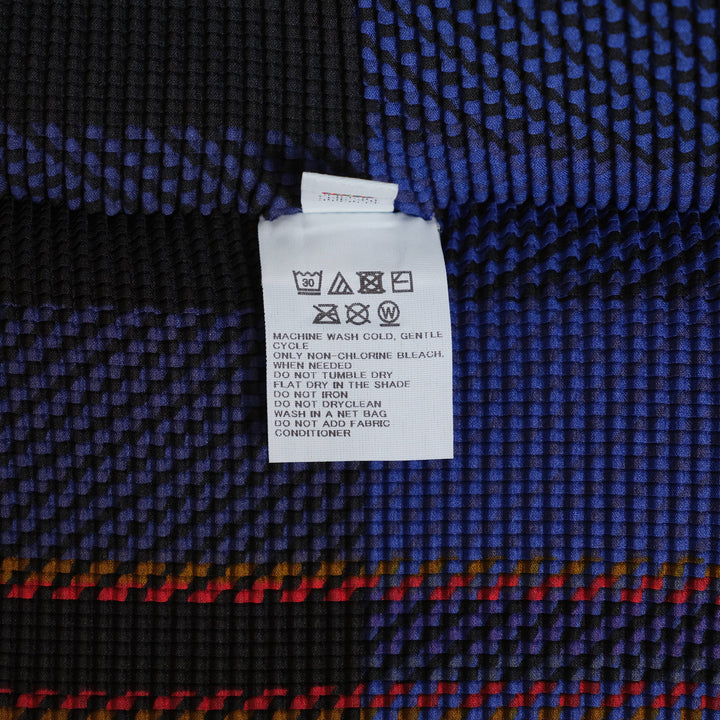 Tartan Check High Neck Top