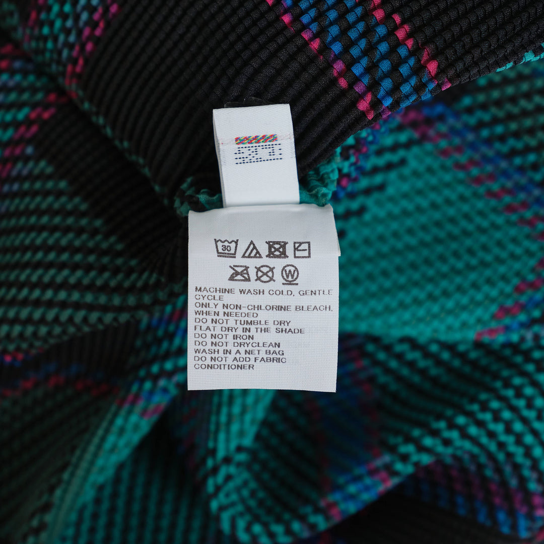 Tartan Check High Neck Top