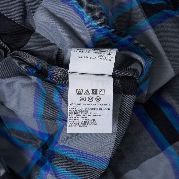 Tartan Check Pleats Top