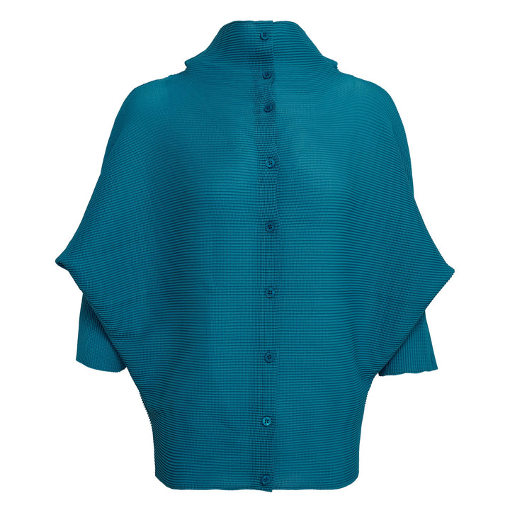 Dolman Stretch Pleats Cardigan