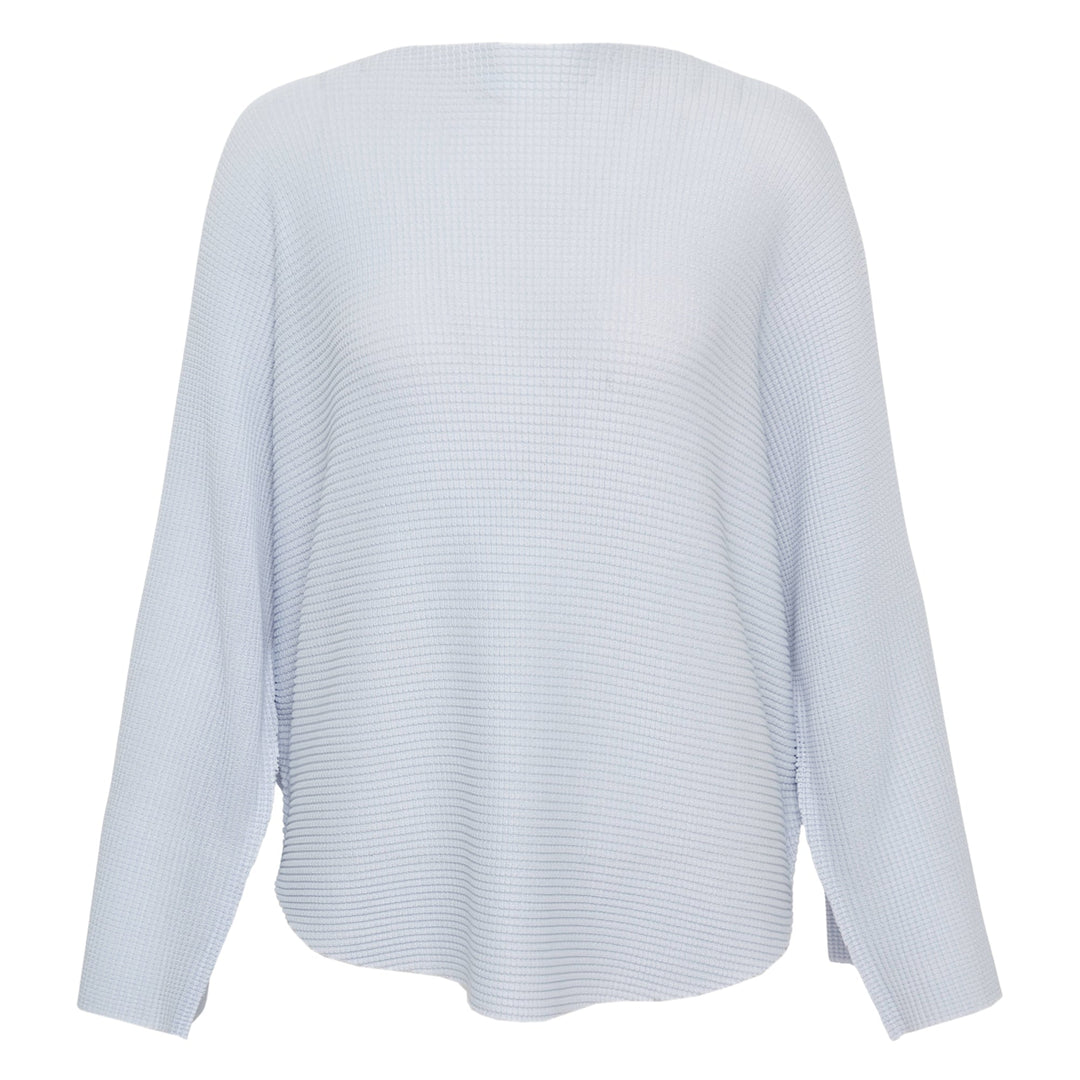Curve Knit Stretch Pleats Top