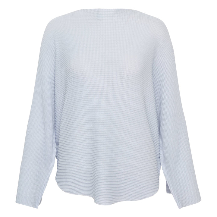 Curve Knit Stretch Pleats Top