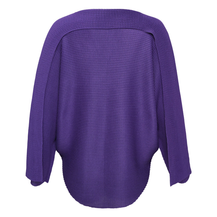 Curve Knit Stretch Pleats Top