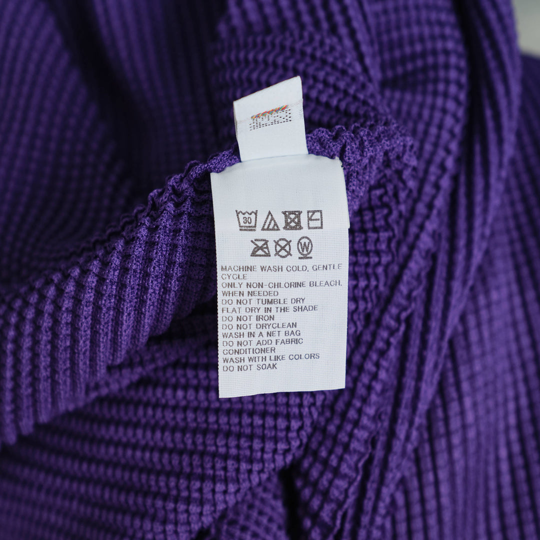 Curve Knit Stretch Pleats Top