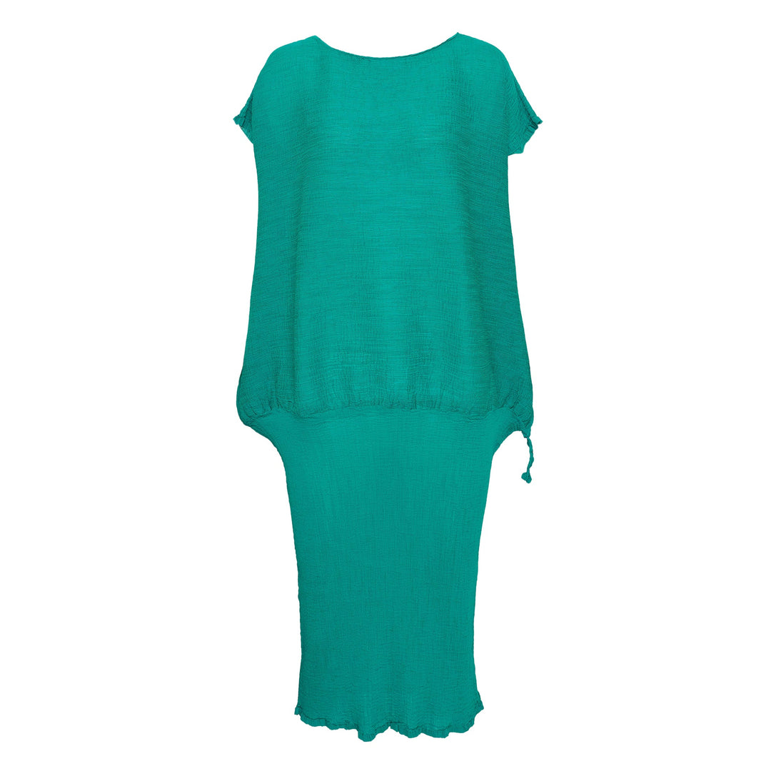 Balloon See-Through Crepe Dress